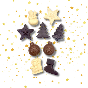 Nouveautés : FRITURES DE NOËL NOIR / LAIT / BLANC