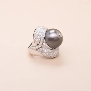 Bague Vintage Kim K. Perle