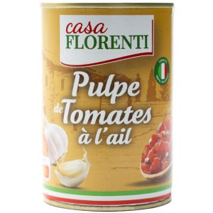 CASA FLORENTI Pulpe de Tomates à l’Ail 400 g