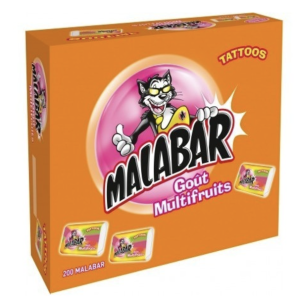 Boite de 200 Malabar multifruits