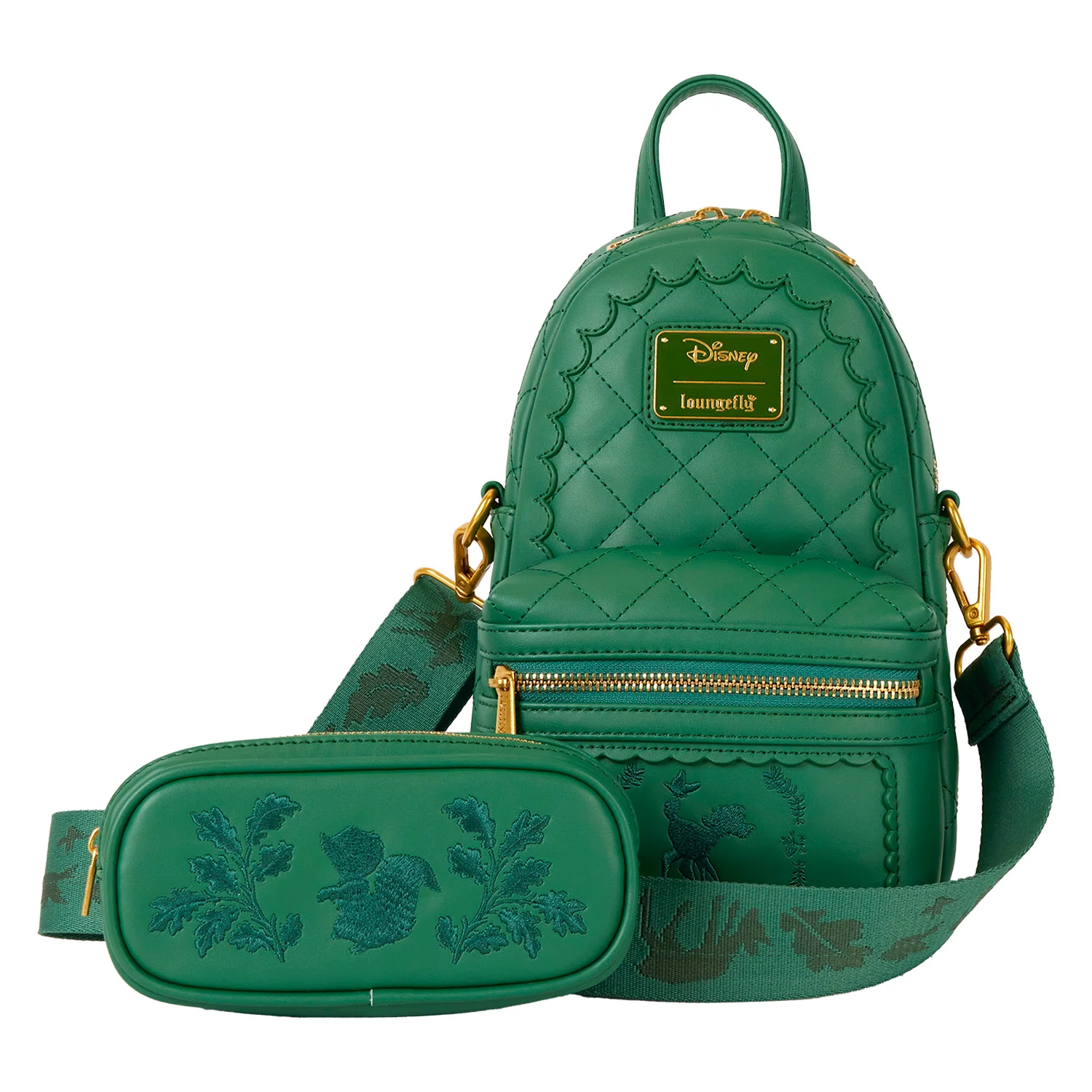 DISNEY – Bambi Quilted – Sling Bag Convertible Loungefly