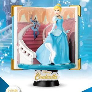 DISNEY – Cendrillon – Statuette D-Stage Book Series Diorama PVC 13cm