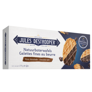 Galettes fines au beurre au chocolat noir belge 175g Jules Destrooper