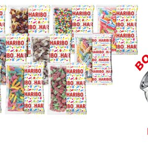 Kit de 2 bonbonnières HARIBO avec 23 kilos de bonbons HARIBO