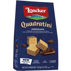 LOACKER Quadratini Gaufrette Chocolat 125 g