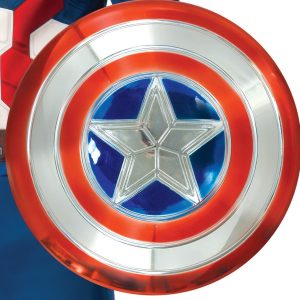 BOUCLIER Métallisé Captain America 30 cm