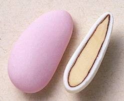 Dragées Longuettes Parisienne N°1 rose 1kg Pécou