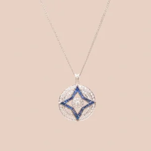 Ensemble Étoile Saphirs Diamants