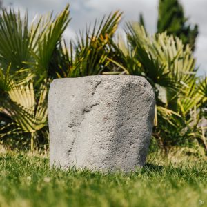 Banco de exterior em pedra natural 50 cm